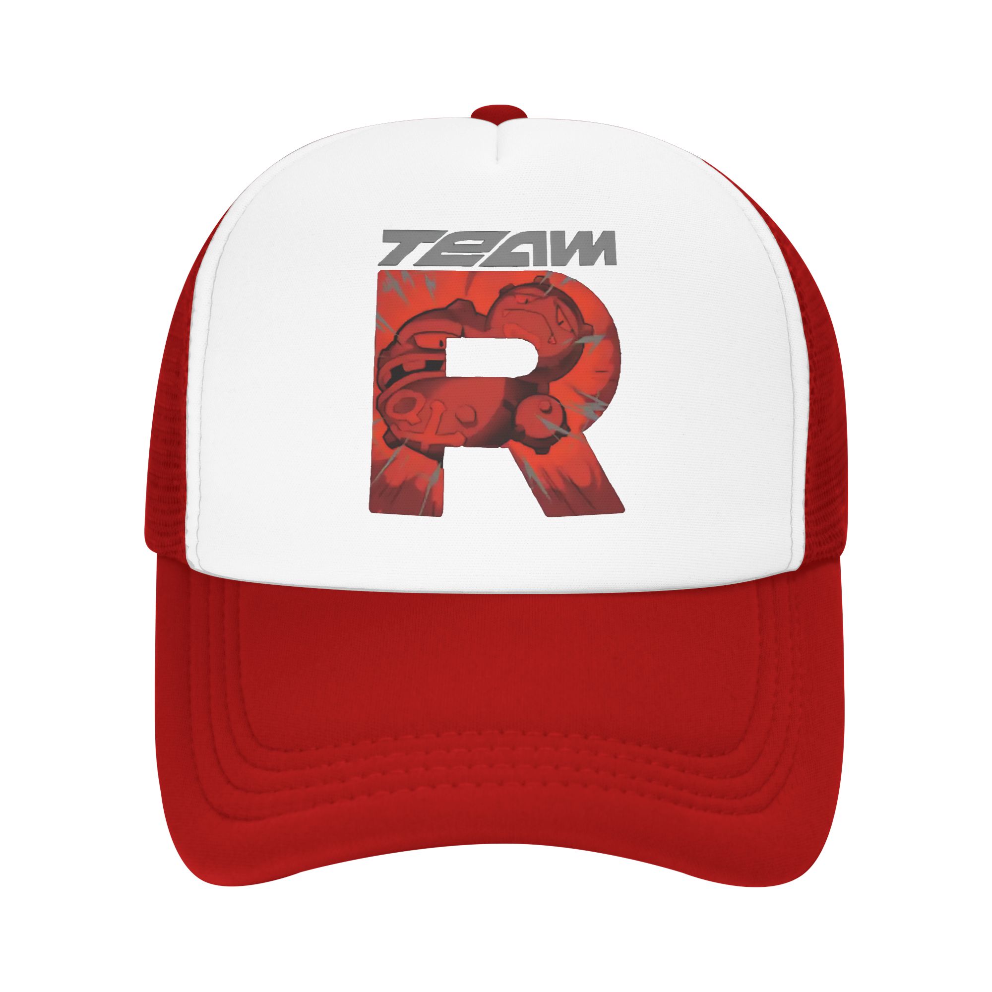 team rocket logo letter R POKE - Trucker Cap Mesh avaliação e preço