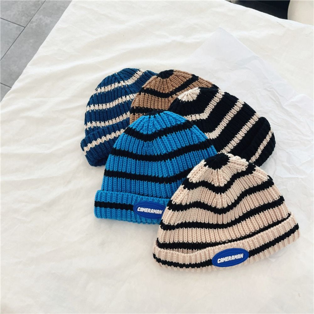 Fashion Warm Children's Hats B - Beanie Cuffed Knit avaliação e preço