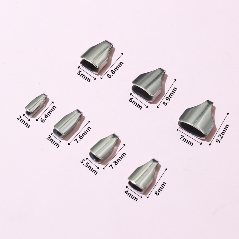 100pcs Stainless Steel 2-7mm F - Snapback Hat Flat avaliação e preço