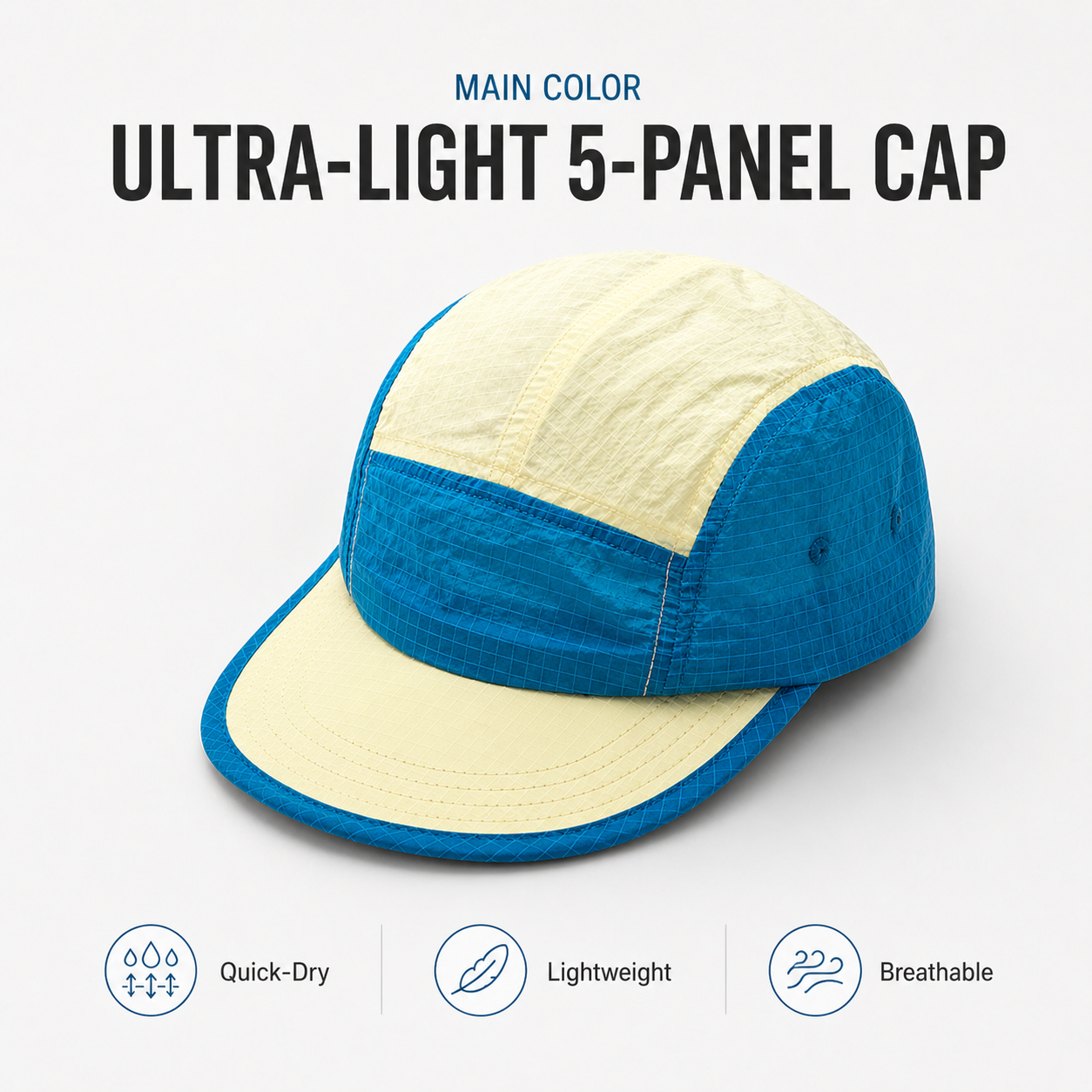 Unisex 5 Panel Camp Cap Ripsto - Corduroy Cap 5 Panel avaliação e preço