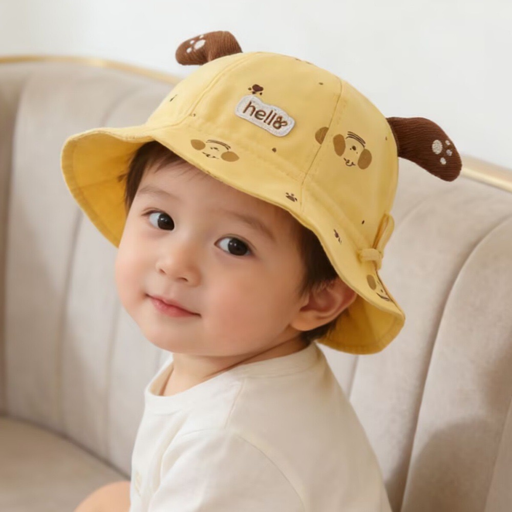 Baby Fishing Cap Spring Autumn - Bucket Hat Cotton avaliação e preço