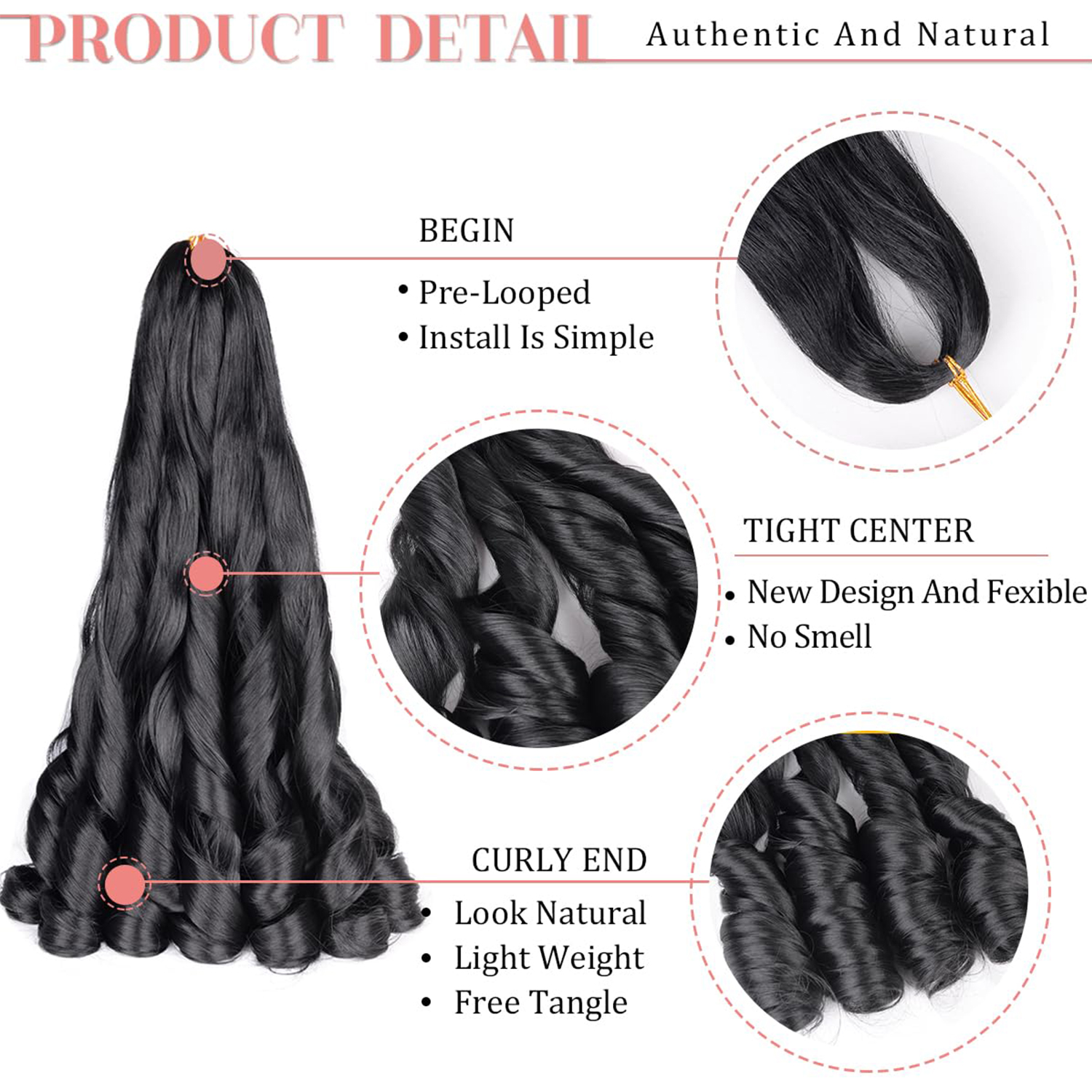 French Curly Braiding Hair 12/ - Beret French Wool avaliação e preço