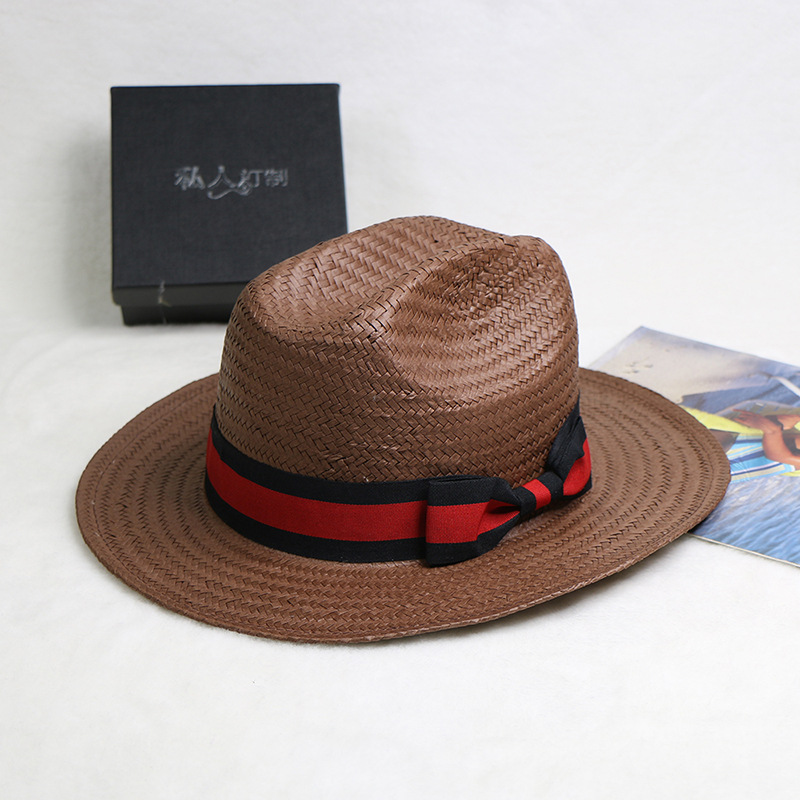 Hand Woven Straw Hat Jazz Cowb - Cowboy Hat Straw avaliação e preço