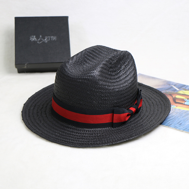 Hand Woven Straw Hat Jazz Cowb - Cowboy Hat Straw avaliação e preço