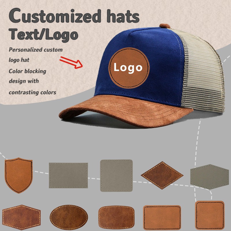 Leather Label Custom Logo Five - Baseball Cap Structured avaliação e preço