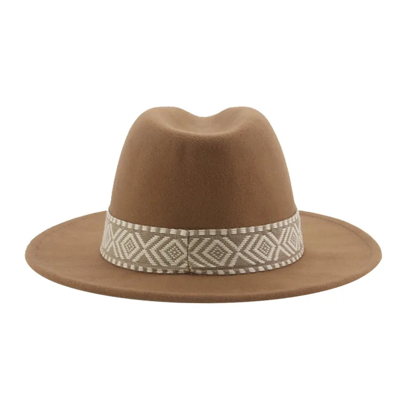 Panama Hat Western Cowboy Hats - Fedora Hat Wool avaliação e preço