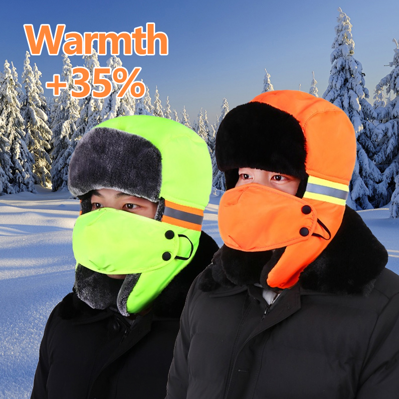 Winter Trapper Hat with Ear Fl - Winter Trapper Hat avaliação e preço