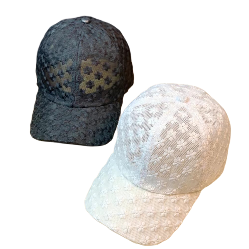 Breathable Lace Hollow Summer  - Baseball Cap Structured avaliação e preço