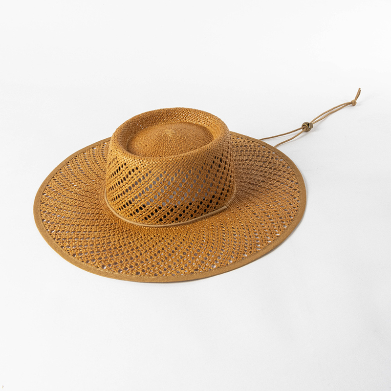 New Hand Woven Hollow Circular - Cowboy Hat Straw avaliação e preço