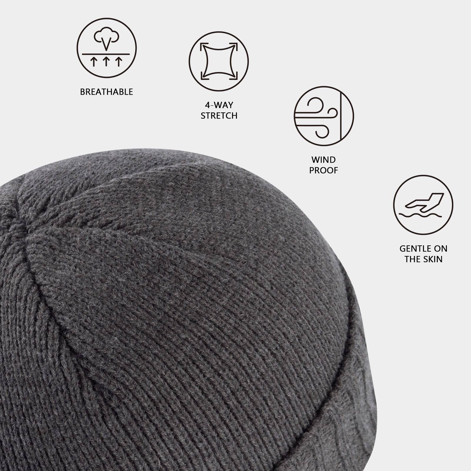 BASSDASH Winter Beanie Hats wi - Beanie Cuffed Knit avaliação e preço