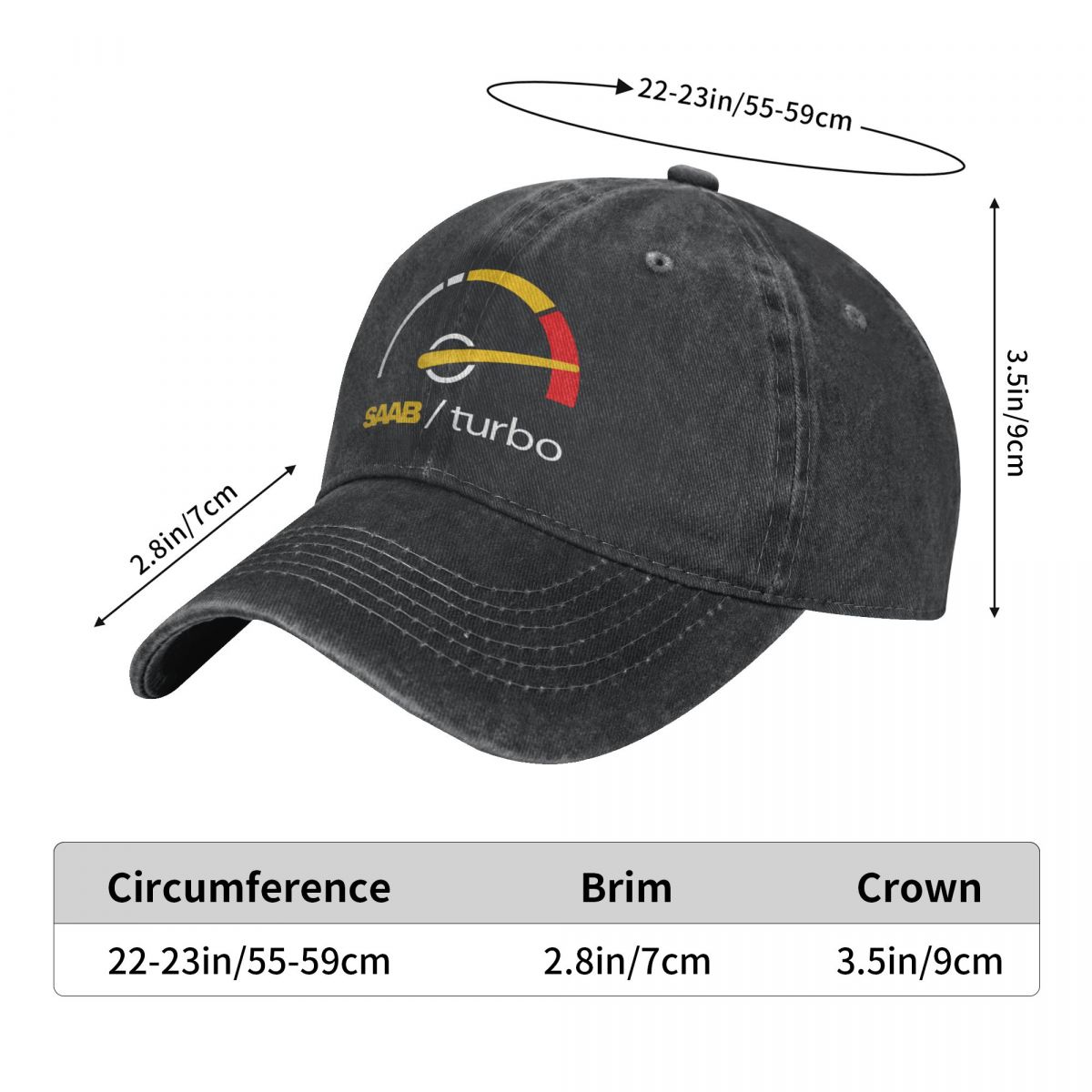 Washed Men's Baseball Cap Turb - Golf Cap Dad avaliação e preço