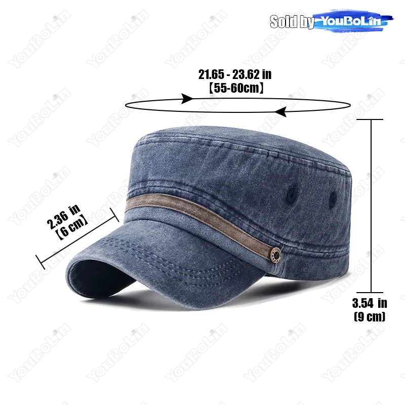 Washed hat, old cotton flat ha - Dad Hat Cotton avaliação e preço