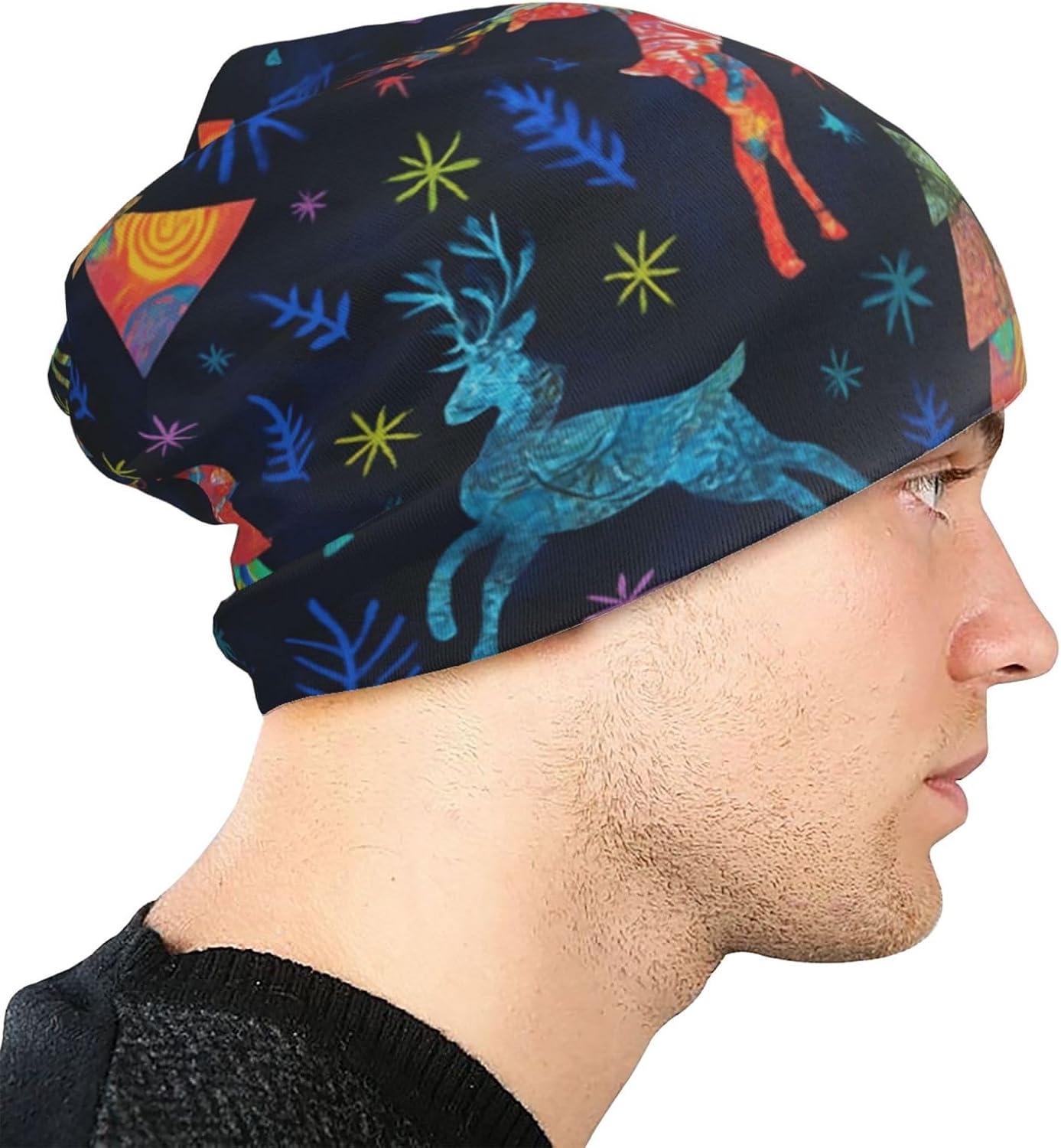 Colorful Candy Knitted Hats Cu - Beanie Cuffed Knit avaliação e preço