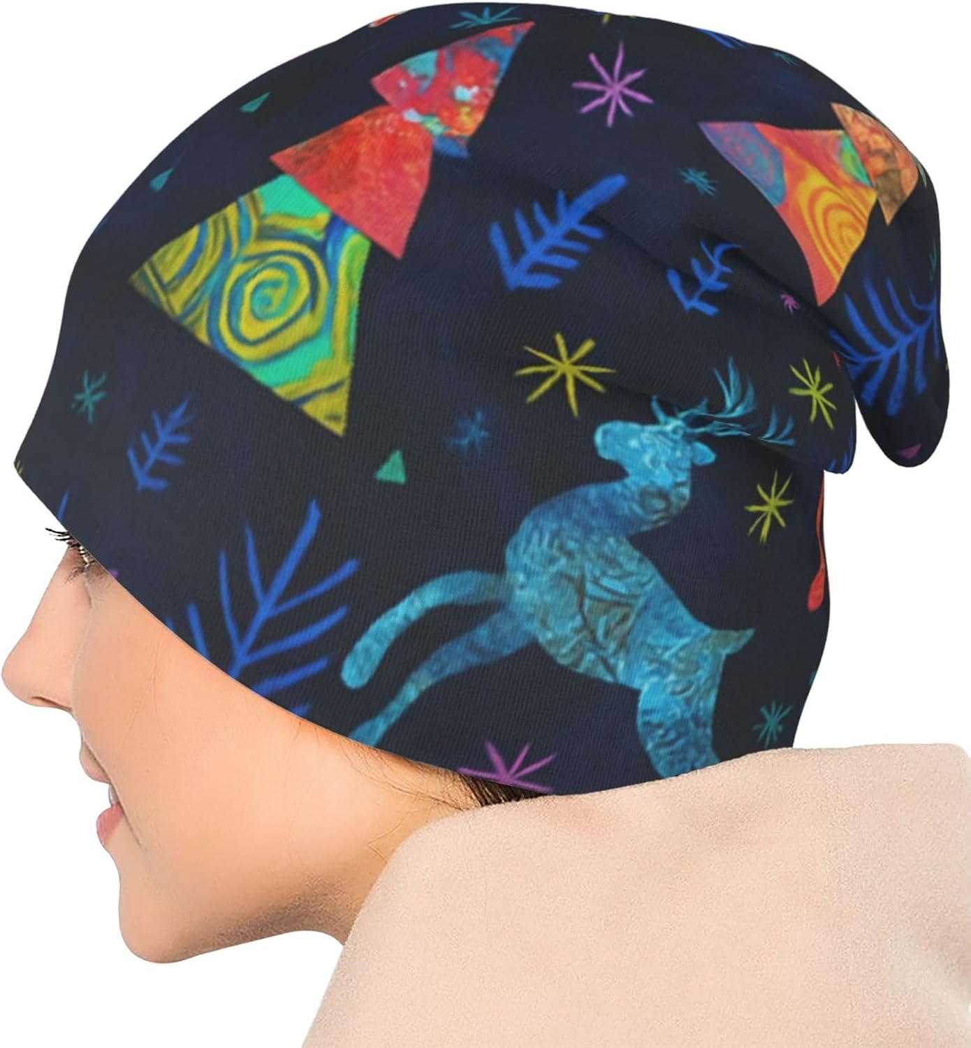 Colorful Candy Knitted Hats Cu - Beanie Cuffed Knit avaliação e preço