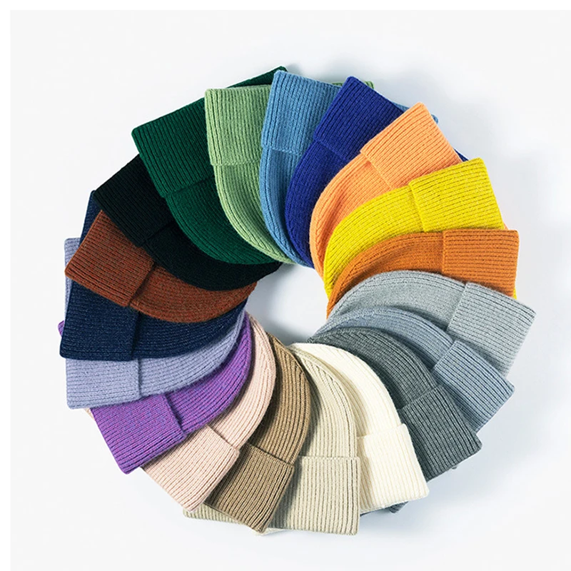 24 Colors Winter Hats for Wome - Beanie Cuffed Knit avaliação e preço