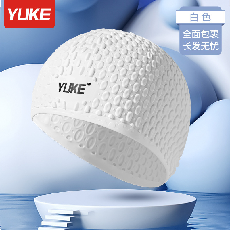 3D Ergonomic Design Ear Pocket - Swim Hat Silicone avaliação e preço