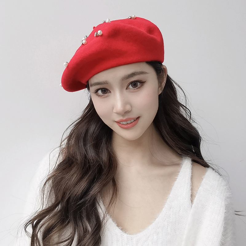 Trendy Winter Wool Beret Pearl - Beret French Wool avaliação e preço