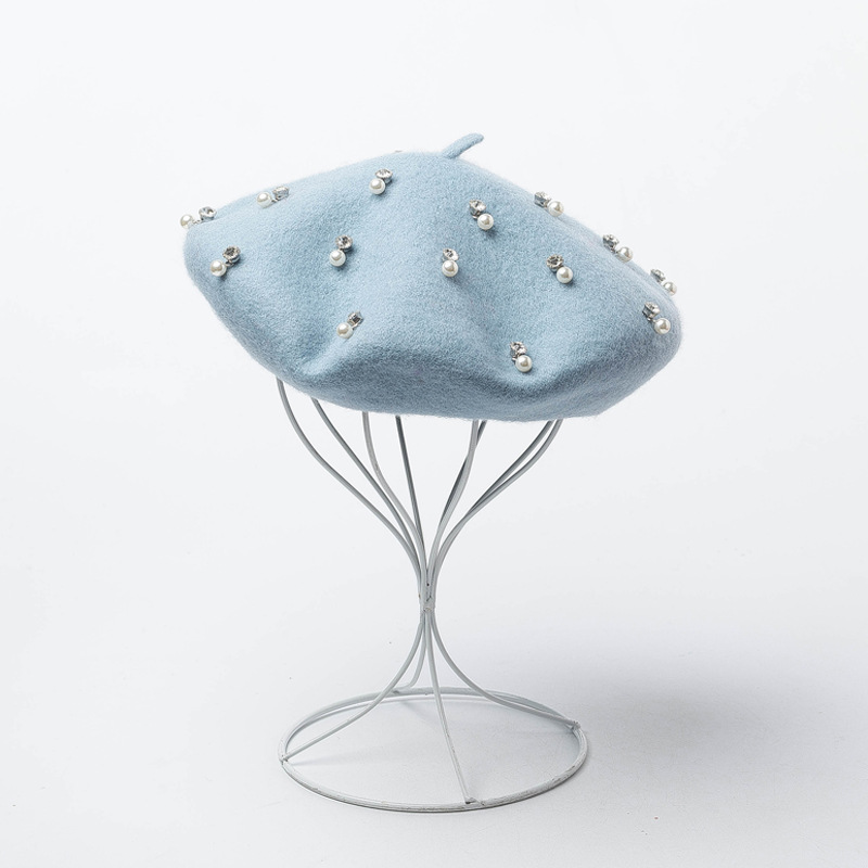 Trendy Winter Wool Beret Pearl - Beret French Wool avaliação e preço