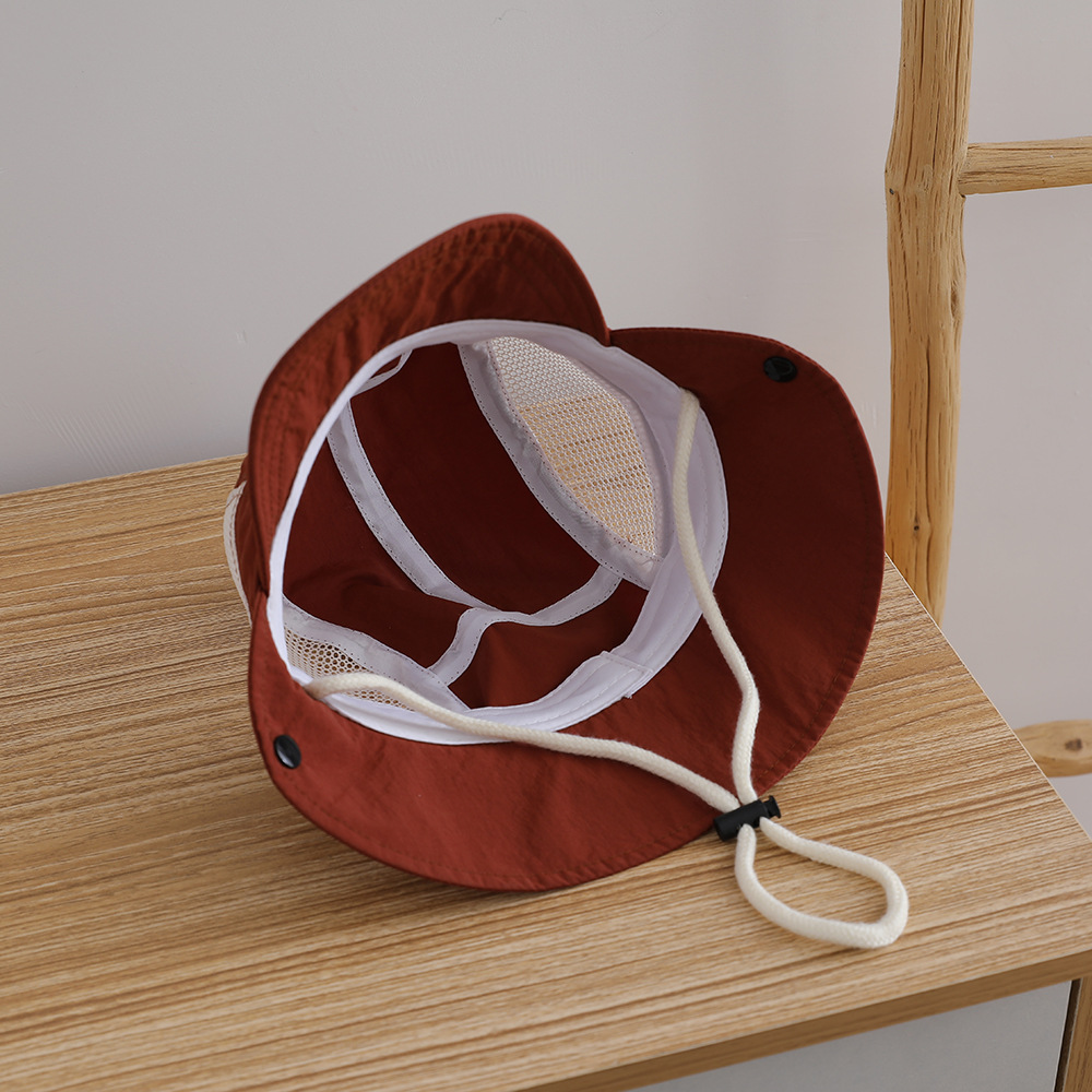 Letter Embroidered Baby Sun Ha - Bucket Hat Cotton avaliação e preço