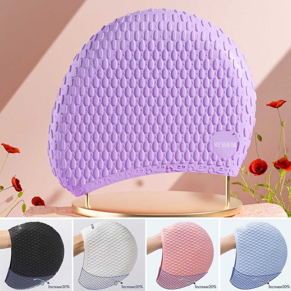 Elastic Summer Swimming Cap Wa - Swim Hat Silicone avaliação e preço