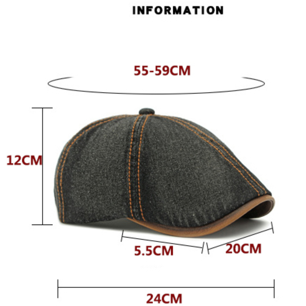 HT4735 Berets for Men Women Vi - Newsboy Cap Ivy avaliação e preço