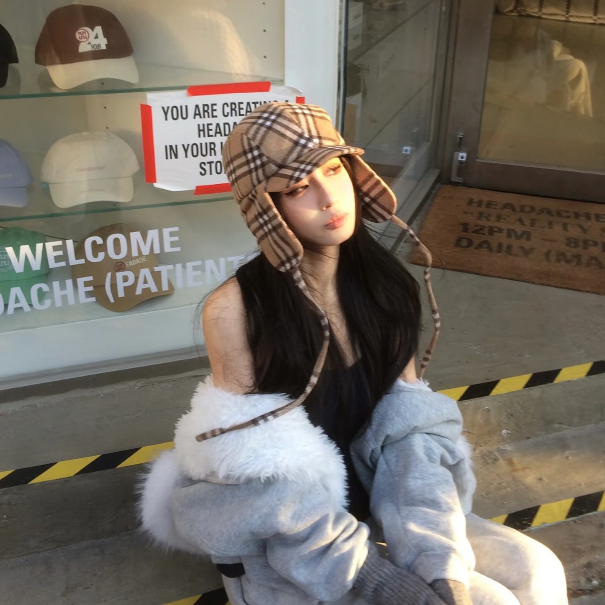 Women's New Winter Trapper Hat - Winter Trapper Hat avaliação e preço