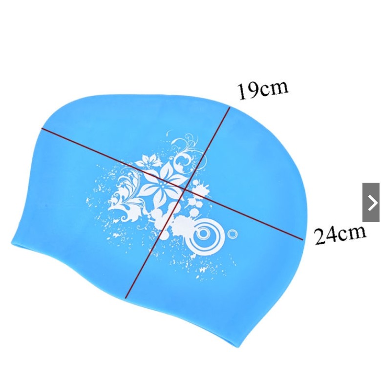 Silicone Swimming Cap for Long - Swim Hat Silicone avaliação e preço