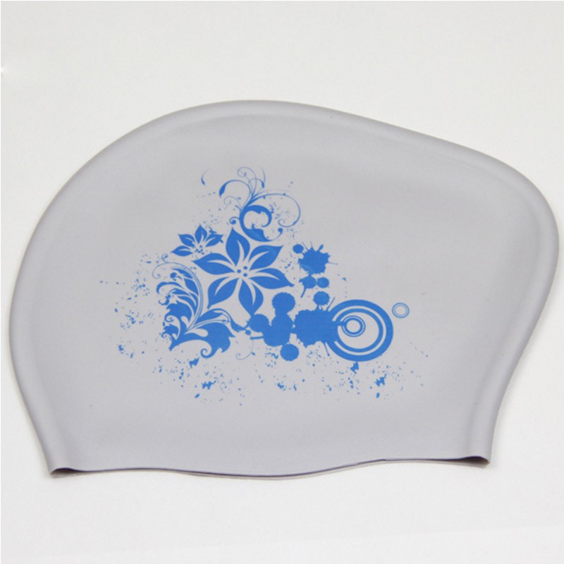 Silicone Swimming Cap for Long - Swim Hat Silicone avaliação e preço