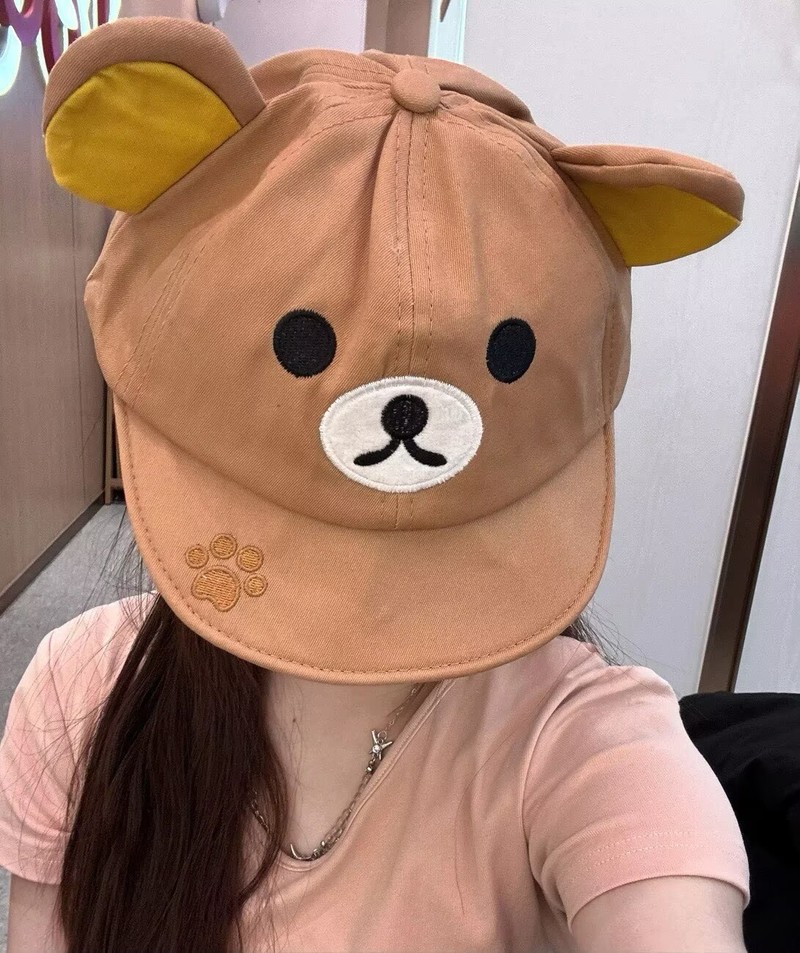 Rilakkuma Bear With Ear Cap Su - Visor Sun Hat avaliação e preço