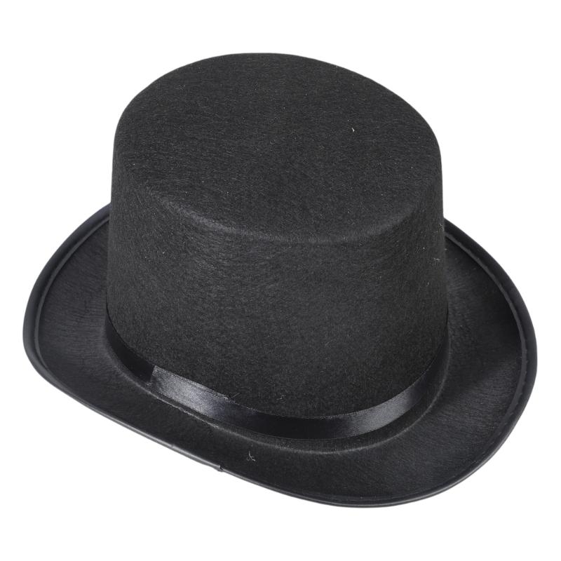Retro Top Hat Magician Costume - Fedora Hat Wool avaliação e preço