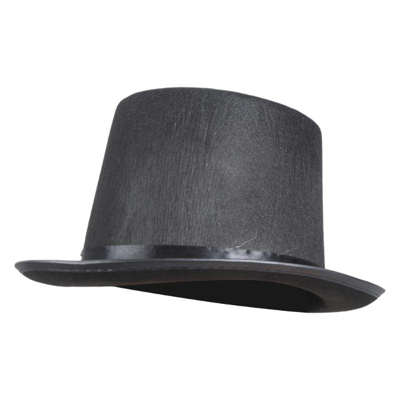 Retro Top Hat Magician Costume - Fedora Hat Wool avaliação e preço