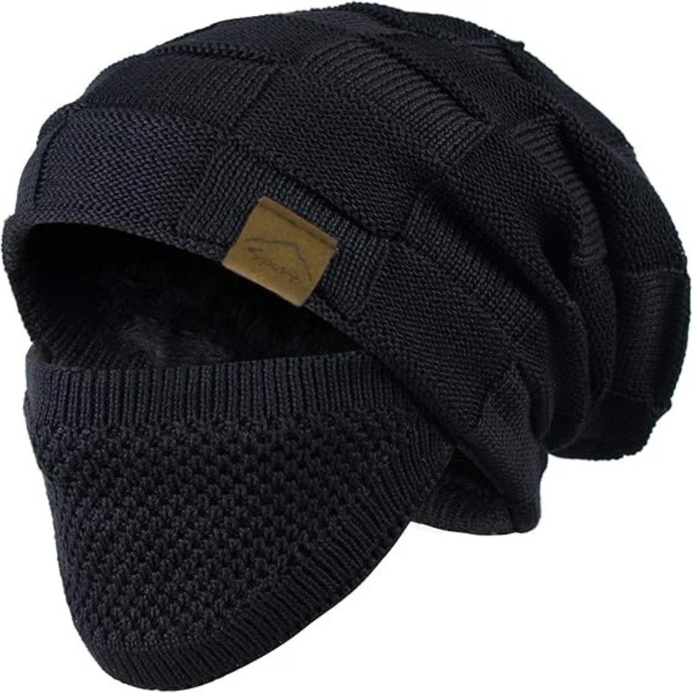 Plus Size Winter Beanie Cap So - Beanie Cuffed Knit avaliação e preço