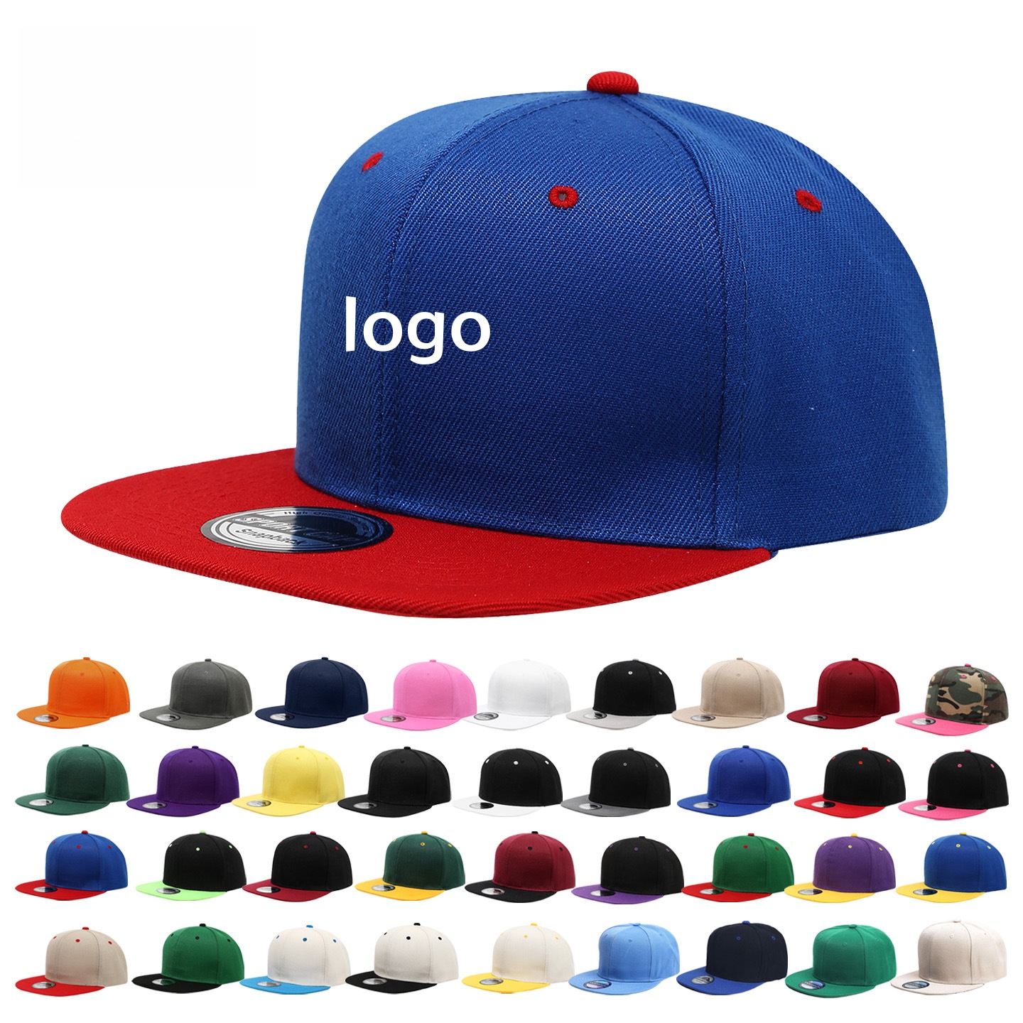 Custom Logo Snapback Caps Men  - Snapback Hat Flat avaliação e preço