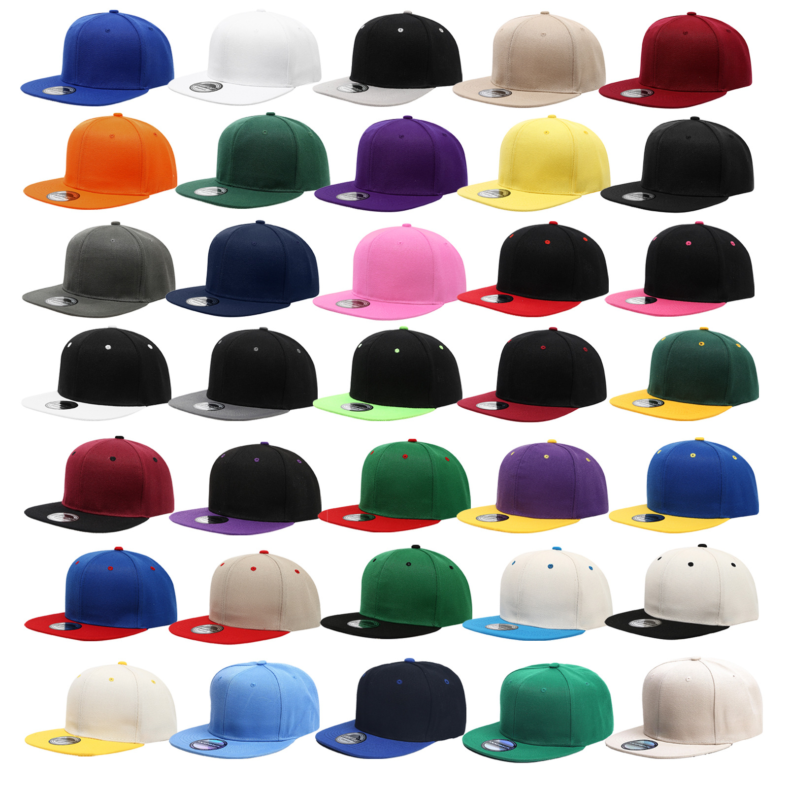 Custom Logo Snapback Caps Men  - Snapback Hat Flat avaliação e preço