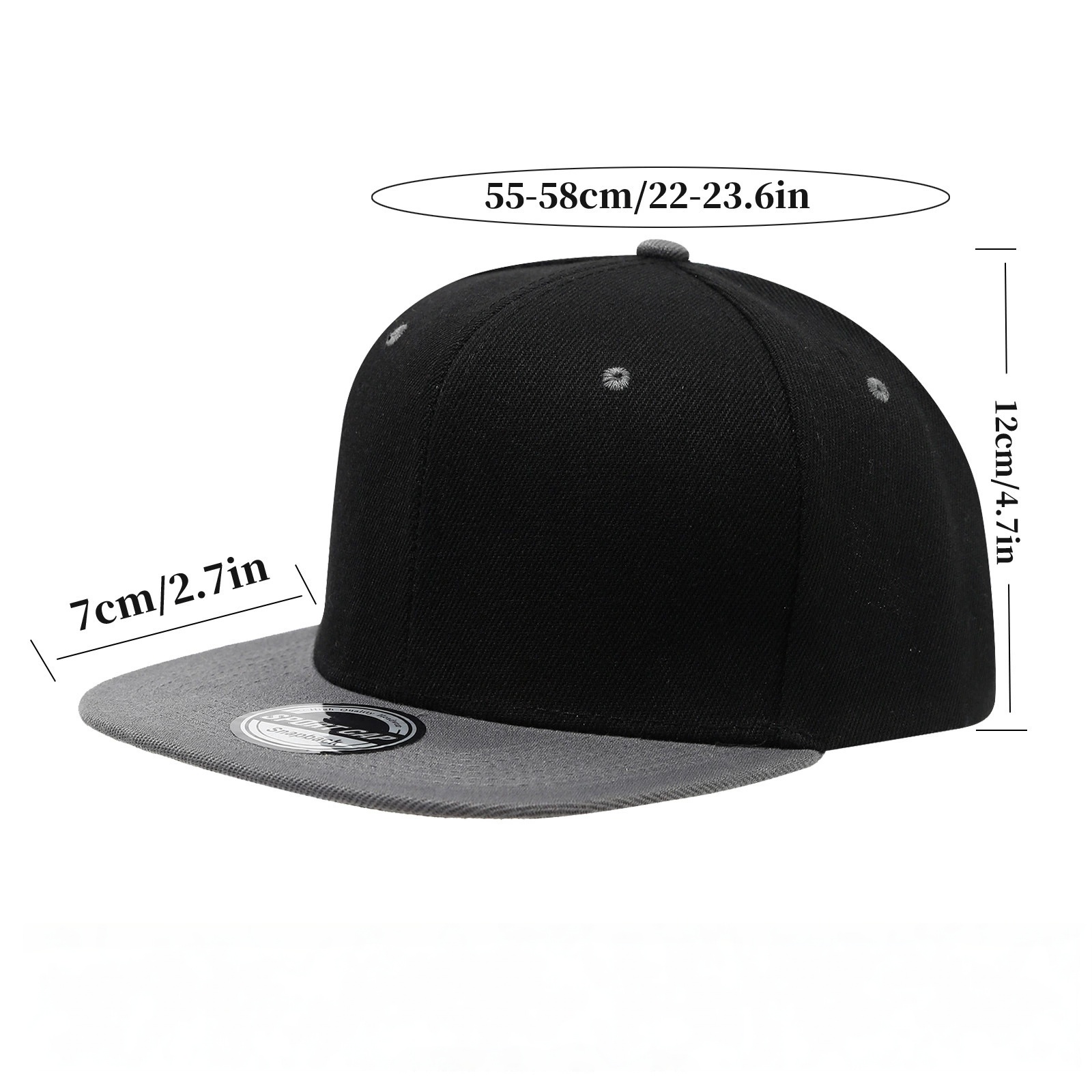 Custom Logo Snapback Caps Men  - Snapback Hat Flat avaliação e preço