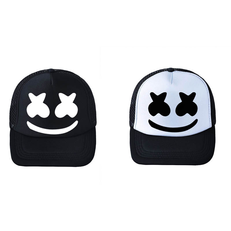 DJ Hip Pop Hat Marshmello Cosp - Trucker Cap Mesh avaliação e preço