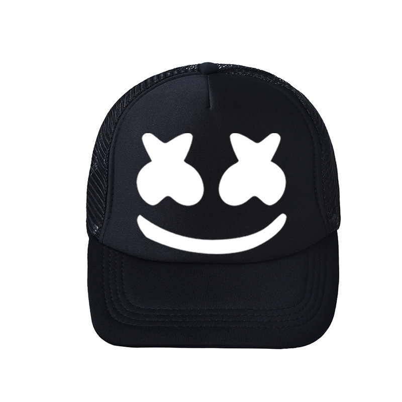 DJ Hip Pop Hat Marshmello Cosp - Trucker Cap Mesh avaliação e preço