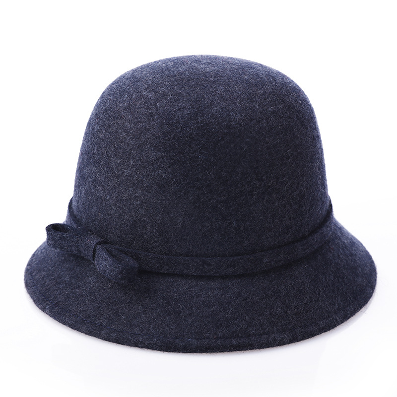 100% Real Wool Women Hats Autu - Fedora Hat Wool avaliação e preço