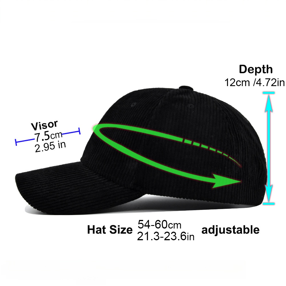 Corduroy Trucker Hat Unisex 5  - Corduroy Cap 5 Panel avaliação e preço