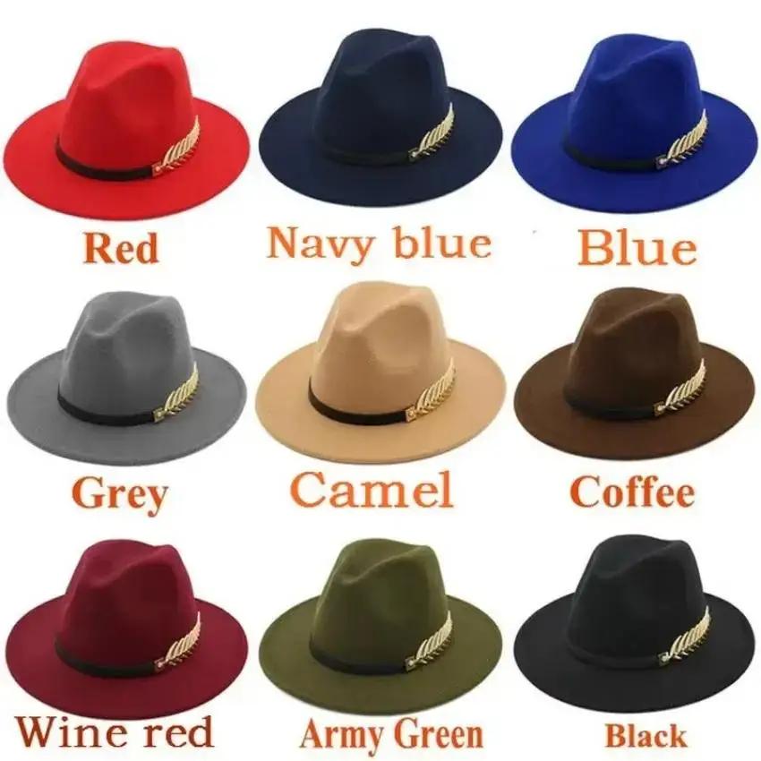 Simple Fashion Formal Occasion - Fedora Hat Wool avaliação e preço