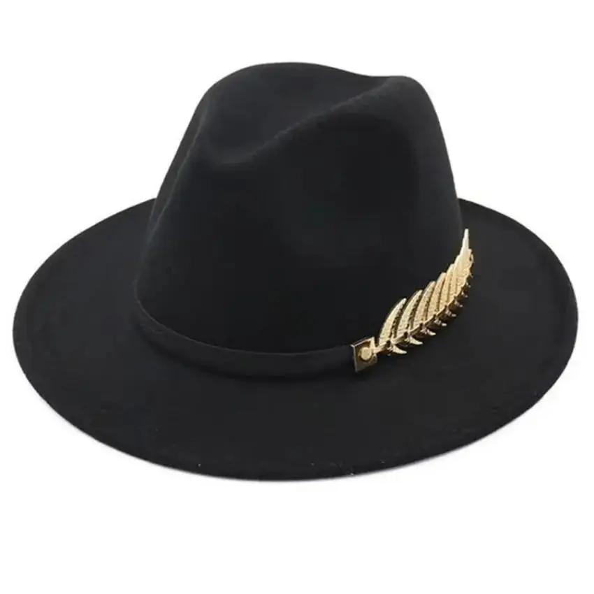 Simple Fashion Formal Occasion - Fedora Hat Wool avaliação e preço