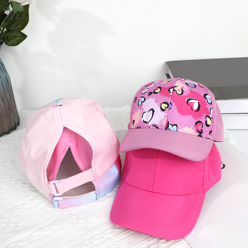 Hot High Ponytail Kids Hat Bas - Baseball Cap Structured avaliação e preço