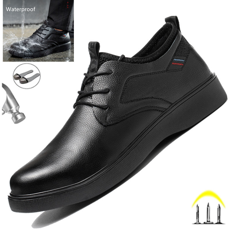 Men Genuine Leather Formal Sho - Snapback Hat Flat avaliação e preço