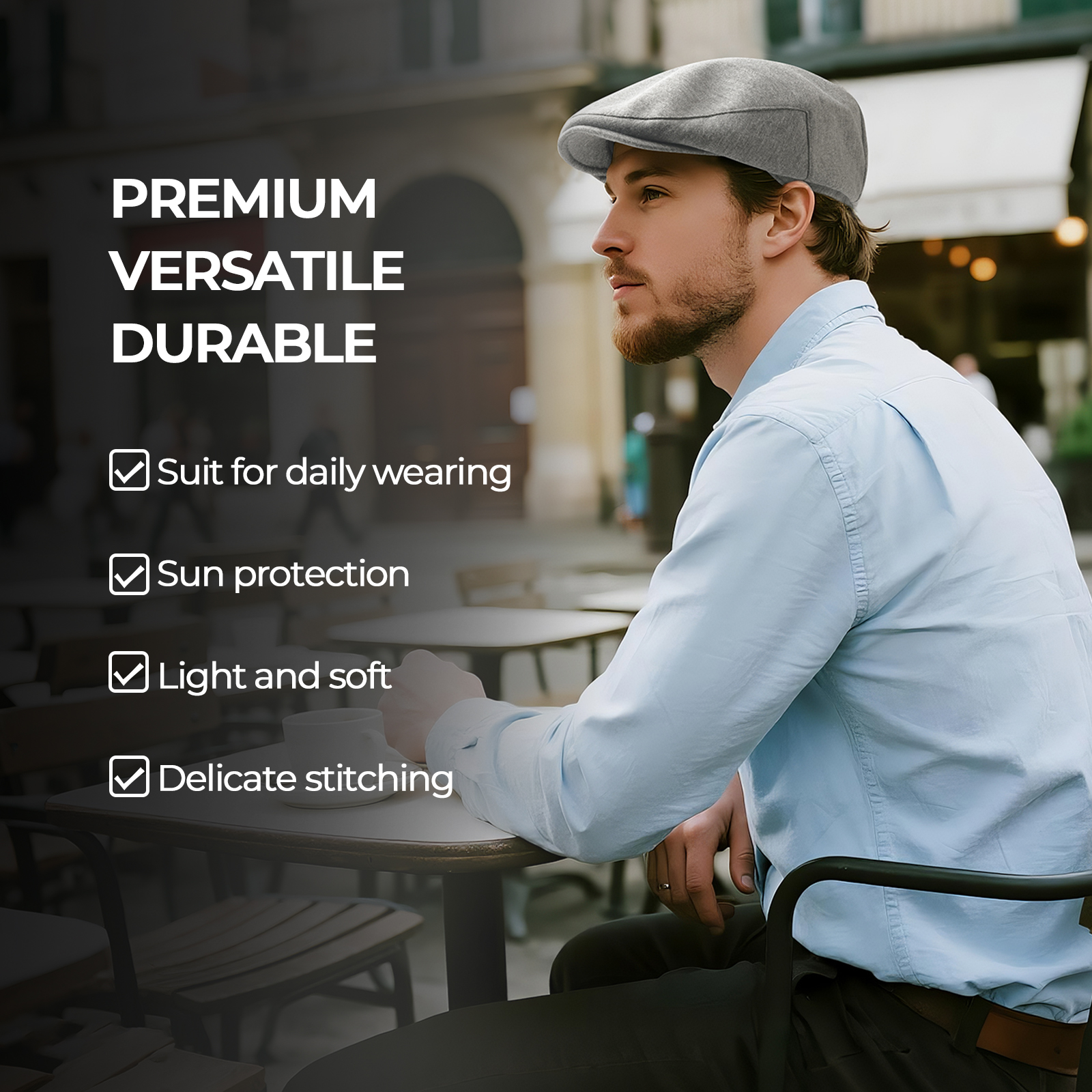 JGAGOUL Classic Newsboy Cap fo - Newsboy Cap Ivy avaliação e preço