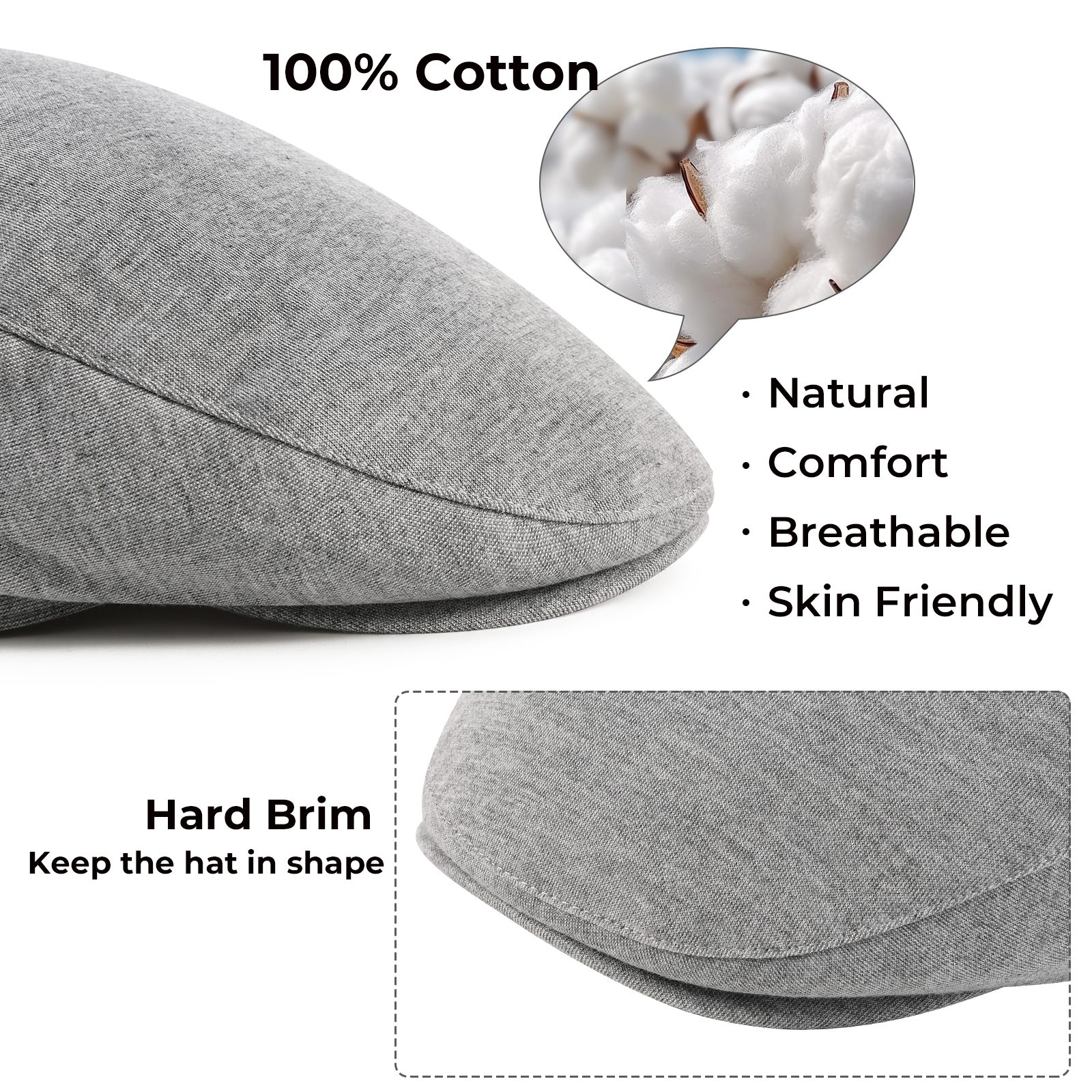JGAGOUL Classic Newsboy Cap fo - Newsboy Cap Ivy avaliação e preço