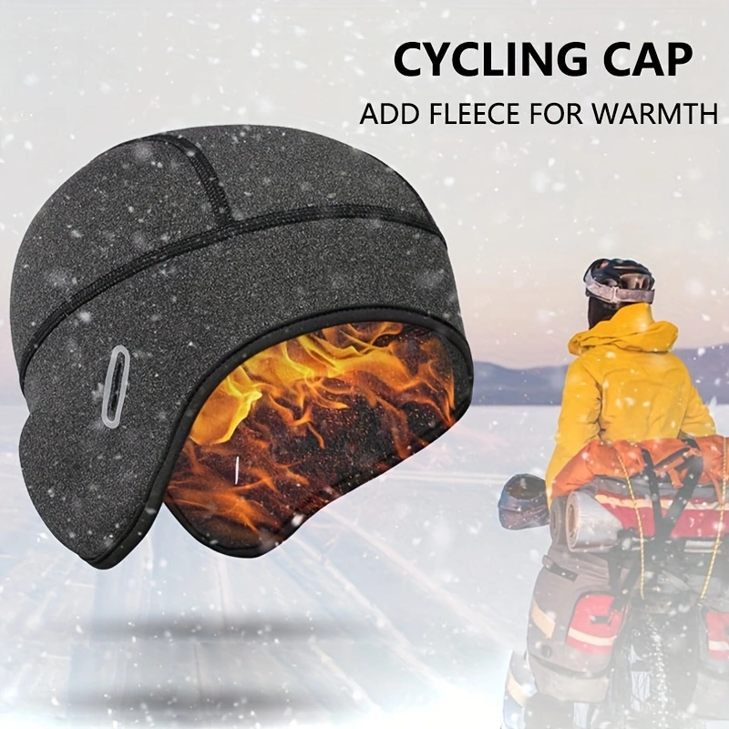 Winter Cycling Warm Cap MTB He - Skull Cap Helmet Liner avaliação e preço