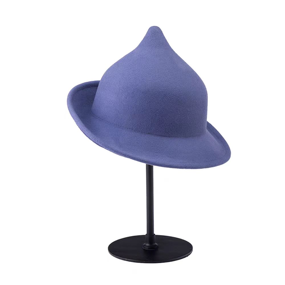 100% Wool Modern Witch Hat Hal - Fedora Hat Wool avaliação e preço