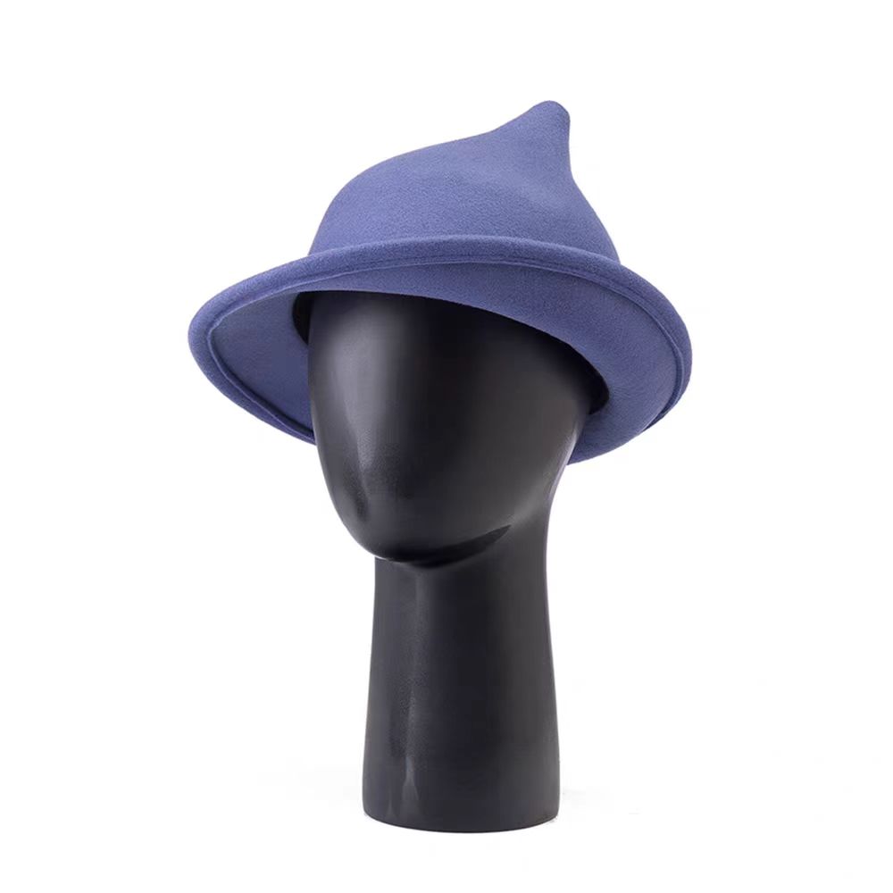 100% Wool Modern Witch Hat Hal - Fedora Hat Wool avaliação e preço