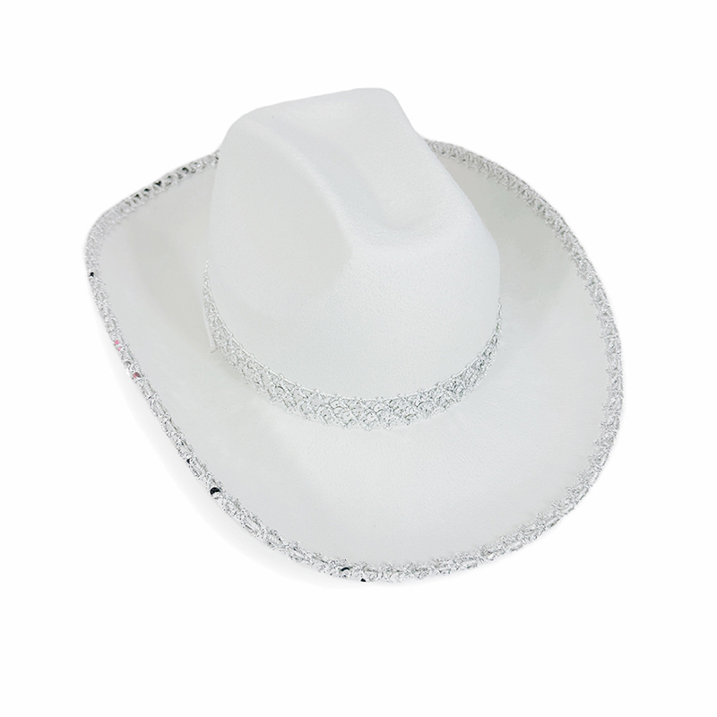 Women Men Sequin Cowgirl Hat S - Sun Hat Wide Brim avaliação e preço