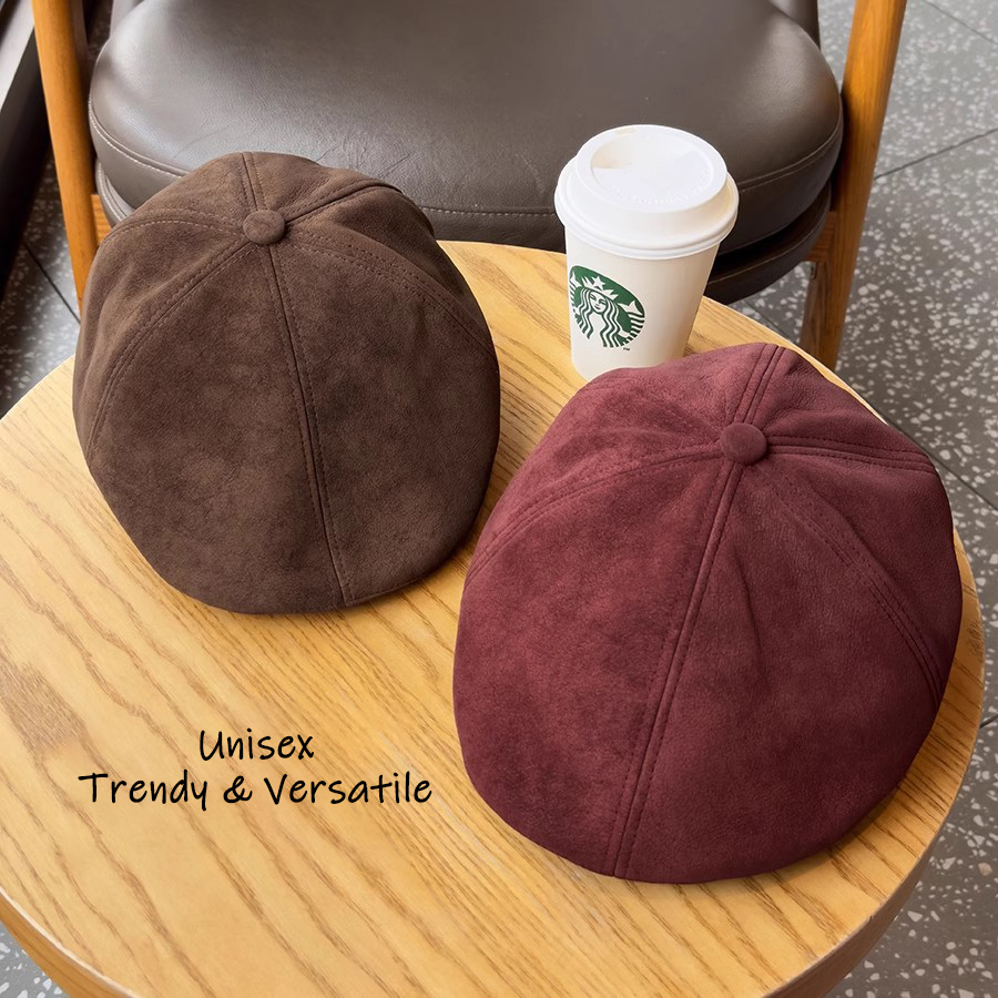 Vintage Suede Newsboy Cap Men  - Newsboy Cap Ivy avaliação e preço